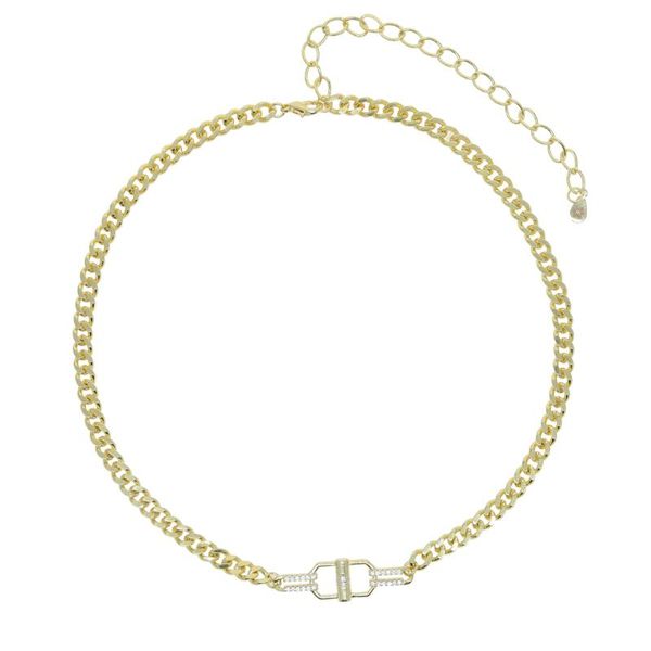 

plain gold color 5mm curb cuban link chain toggle charm women necklace fashion chains, Silver