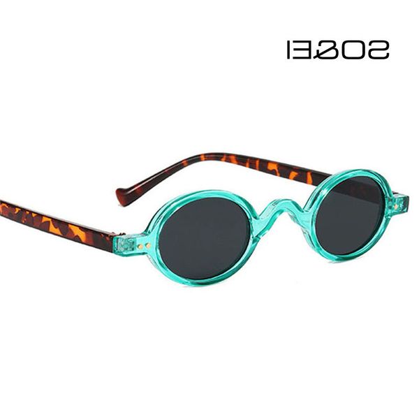 

so & ei fashion small round sunglasses women classic vintage steampunk nails men sunglasses shades uv400 oval women's glasses frames gl, Silver