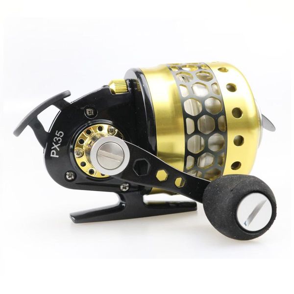 

baitcasting reels px35 fishing reel slings 4+1bb compound bow hunting closed metal coil wheel outdoor 5#pe line 55m