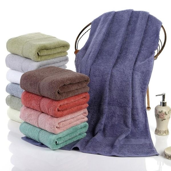 

towel 100% cotton 12 color bath thick beach men and women fast drying