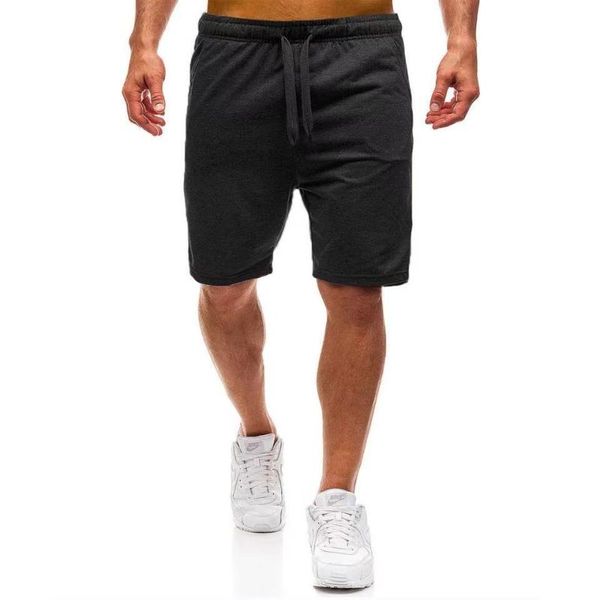 

men's casual solid shorts elastic waistband soft pants fashion sports pants slim comfortable summer jogging shorts for men, White;black