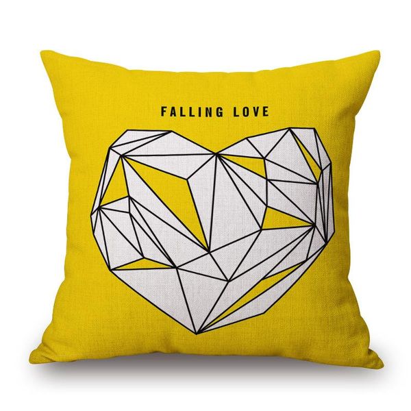

vintage cushion cover pillow case colorful yellow black pattern for sofa seat simple home decor 45*45cm cushion/decorative