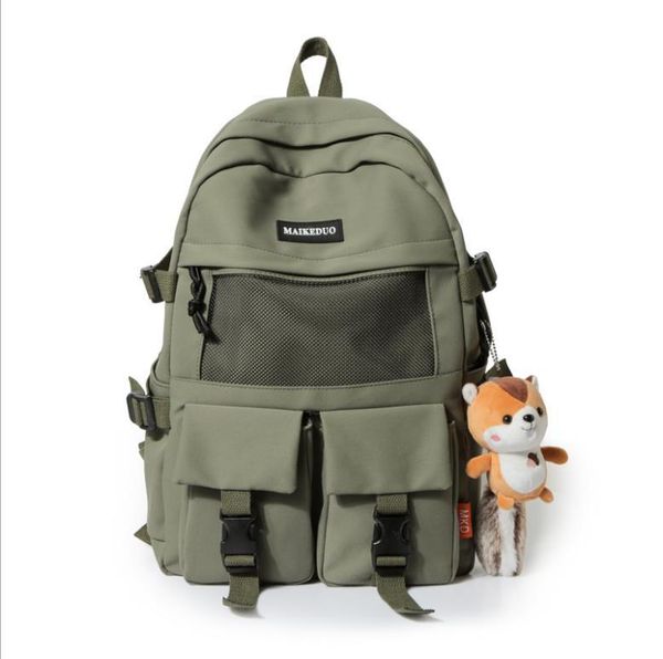 

backpack college mesh ladies waterproof female fashion school bag lapstudent girl nylon men women net book male