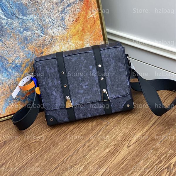 

trunk messenger bags studs crossbody fashioned mens bag trunks purse wallet designer bag