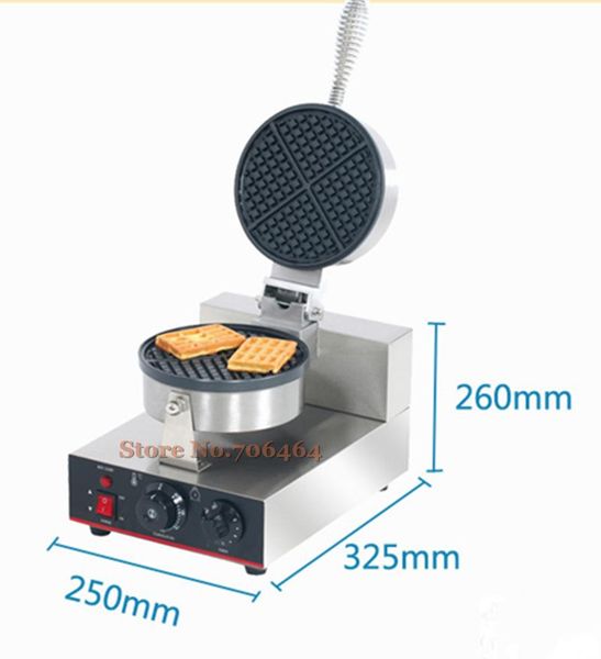 

electrical waffle maker 180 degree rotating stainless steel machine bread makers
