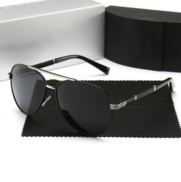 

designer men's polarized new fashion sunglasses driver's driving glasses 501 audi new, White;black