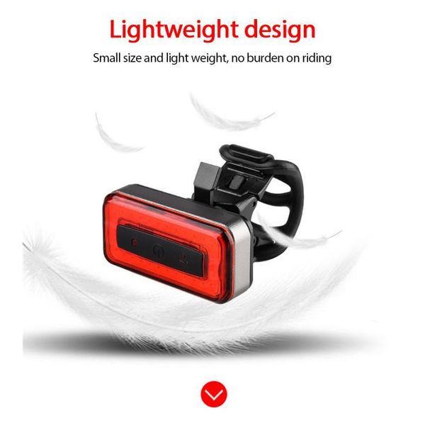 

rechargeable bicycle light with usb-front and rear for mountain outdoor bike safety warning waterproof lights