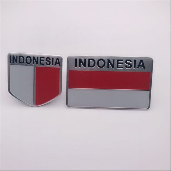 

car sticker personality modification decoration paste indonesian flag side door admixed metal aluminum alloy to block scratch