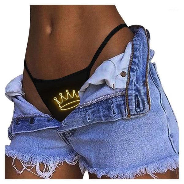

women's panties underwear butterfly print thongs female cotton low waist temptation lingerie ladies g string underpant, Black;pink