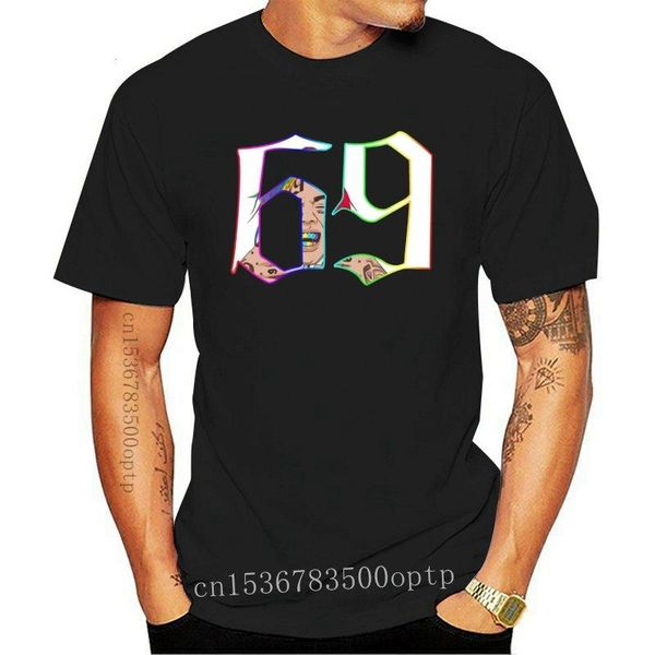 

men's t-shirts black navy tee scumgang 6ix9ine tekashi 69 rap t-shirt s 6xl, White;black