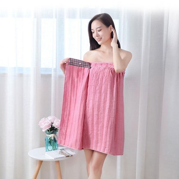 

bath towels household pink cotton quick drying towel can be worn or wrapped