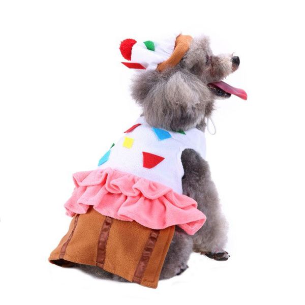 

dog apparel pet clothes funny pizza patterns halloween costume 2 piece set 3 colors optional