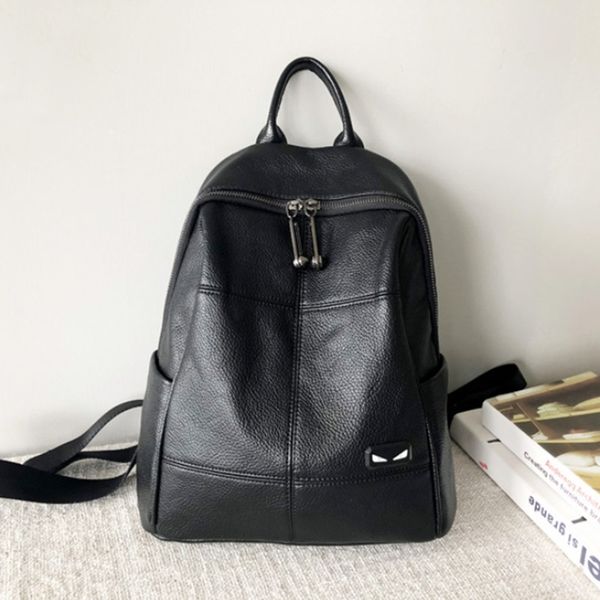 

genuine korean personalized versatile large capacity anti-theft leather shoulder women's bag
