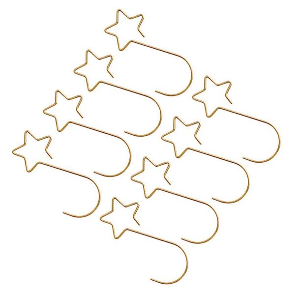 

hooks & rails 60pcs christmas star shape creative metal hnaging hook decor