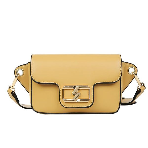

waist bags fashionable exquisite small cute lady chest bag simple pu leather messenger all-match
