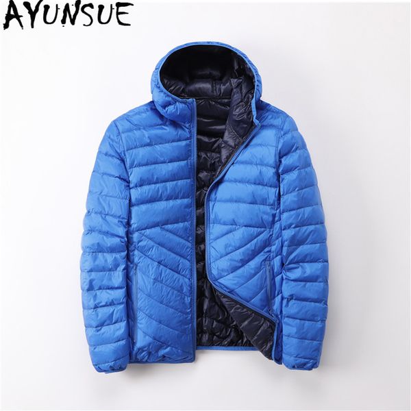 

Fasting - super light down et, men's, Hoodie, side, kj4775, autumn and winter, Black