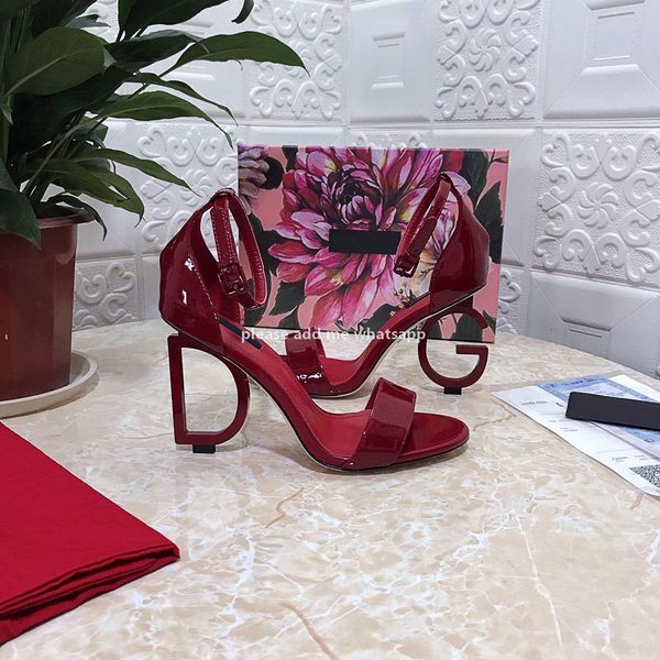 

2021 roman fashion female super high women shoes pumps summer thin heels peep toe wedding party for sandals with box us35-41, Red;white