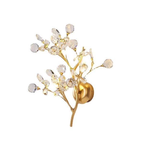 

table lamps creative modern led luxury wall lamp gold ac95-260v k9 room bedroom bedside fixtures lighting indoor outdoor light nj70205