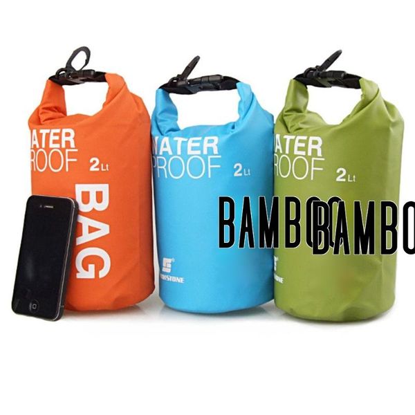 

hydration packs pvc waterproof bag 2l outdoor diving compression storage dry for man women swimming rafting kayak -40