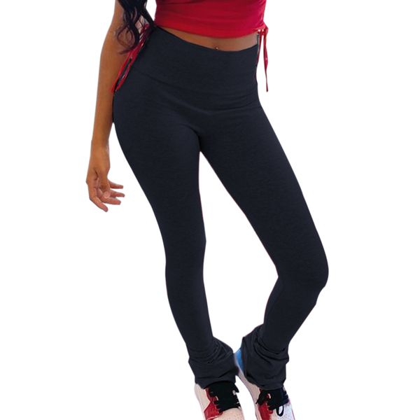 stacked joggers for women