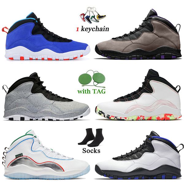 

10s sneakers fashion jumpman 10 mens basketball shoes tinker racer blue dark mocha cement ember glow wings orlando outdoor sports trainers s