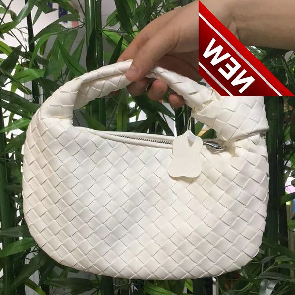 

2022 fashion hand-woven bag designer luxury brand women tote lady shoulder bags pu knotted leather casual handbag