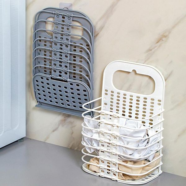 

laundry storage & organization dirty clothes basket foldable hanging rack