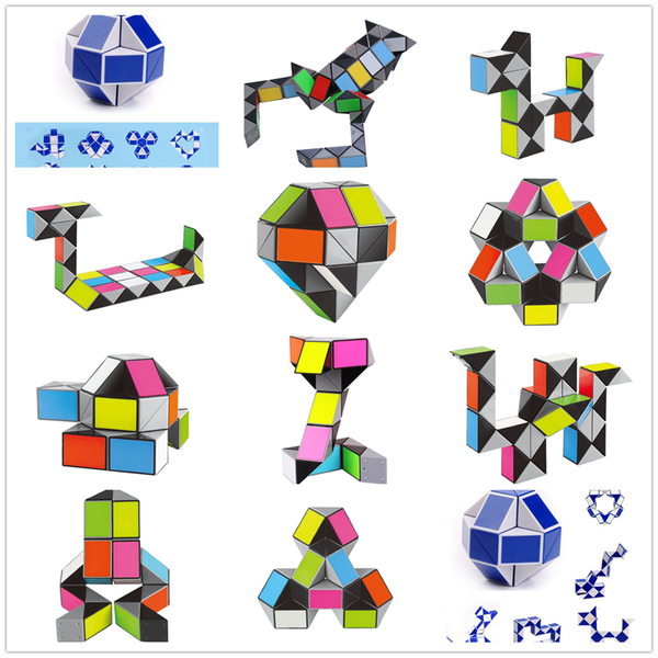 

1pcs orange stress relief cube stress reliever fun toys stress rainbow strange shape puzzles