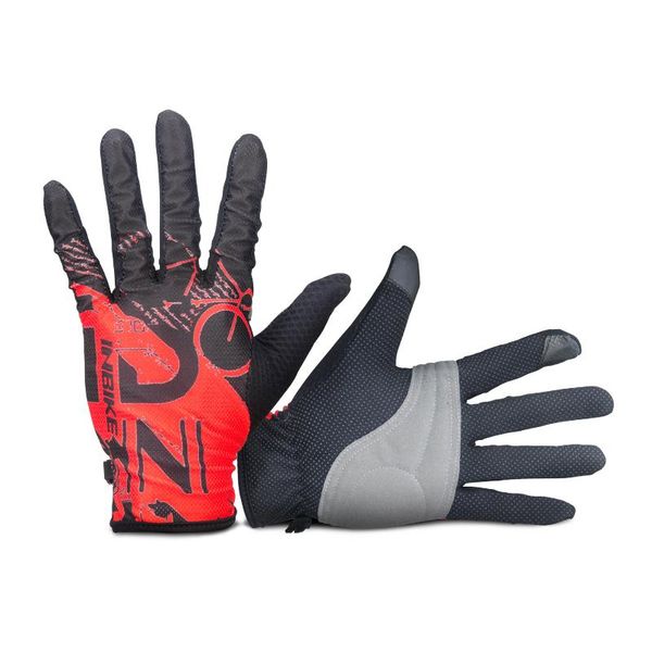 

fingerless gloves inbike full finger winter breathable women men for outdoor sport touch screen running hiking shockproof, Blue;gray