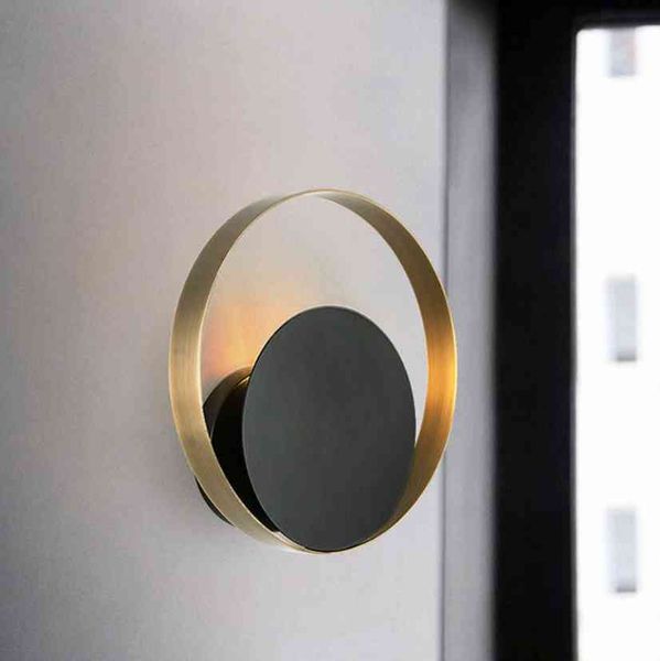 

wall lamp modern led gold nordic creative sconces lighting fashion and simple dining living bedroom bedside indoor decor lights 1d