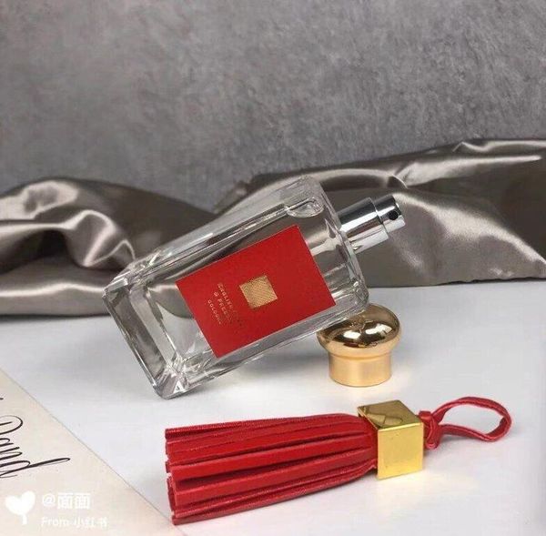 clássico clássico tassel vermelho britânico pêra perfume 100ml infinito charme fragrância perfumes de longa duração