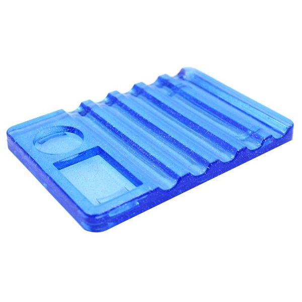 

nail art kits 1pcs crystal brush holder display stand rest tools for pen blue
