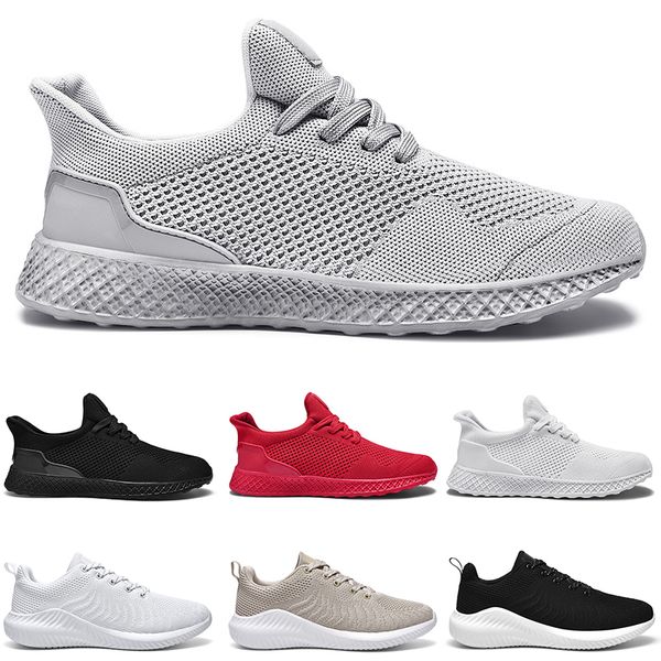 Herren-Laufschuhe, Mesh-Sneaker, atmungsaktiv, Outdoor, ganz grau, Tennisschuh, Calzado Deportivo Para Homme, Größe 39–46