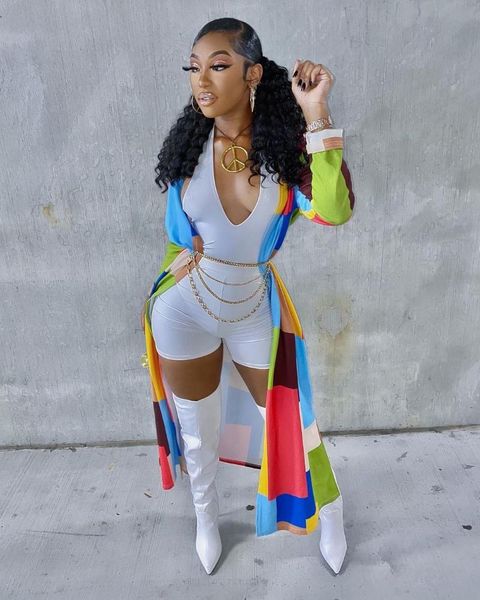 

women's trench coats 2021 summer casual fashion women slim street commuter personality trend print plaid loose color coat, Tan;black