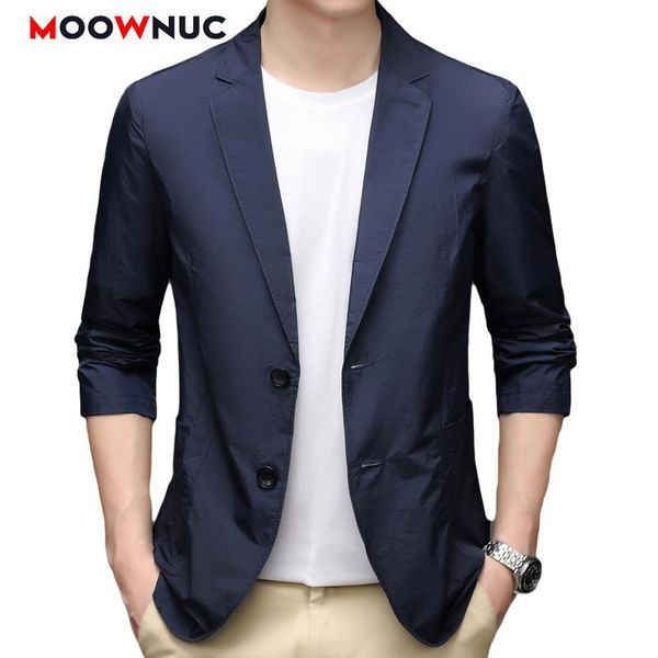 

men's suits & blazers men fashion coat brand jackets spring casual suit solid male slim thin moownuc personality stage costumes, White;black