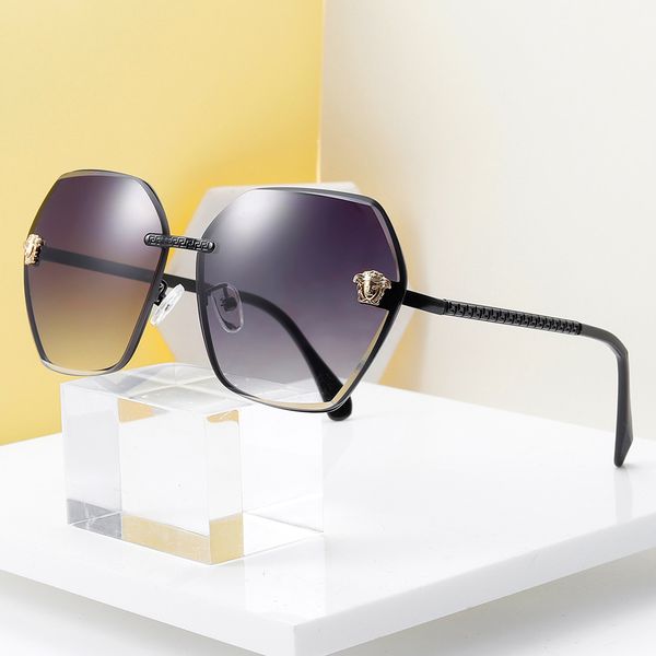 

new personalized head sunglasses 3331 trend cut edge sunglasses women's irregular sunglasses, White;black