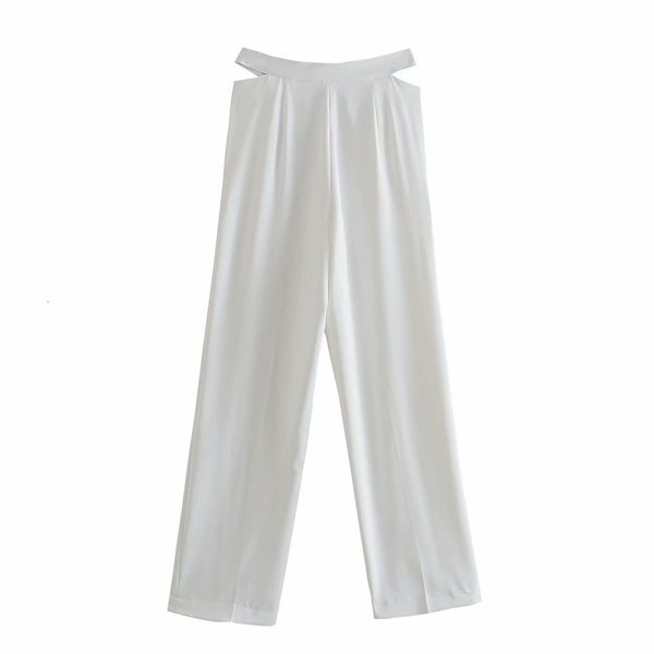 

women's pants & capris loose leg flaps female pants high waist 2021 summer, Black;white