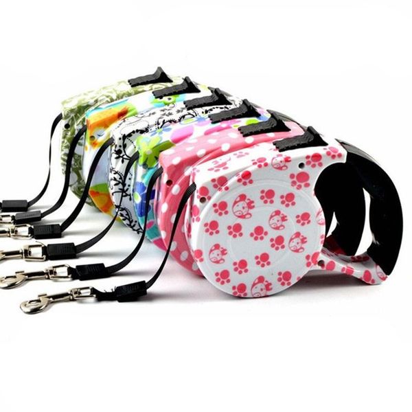 

pet supplies dog collar leash automatic retractable harness puppy rope walking cat traction small medium collars & leashes
