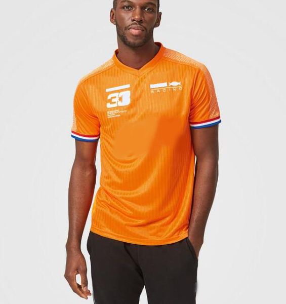 

f1 team racing t-shirt, 2021 men's polyester quick-drying marquis car short-sleeved same style customization