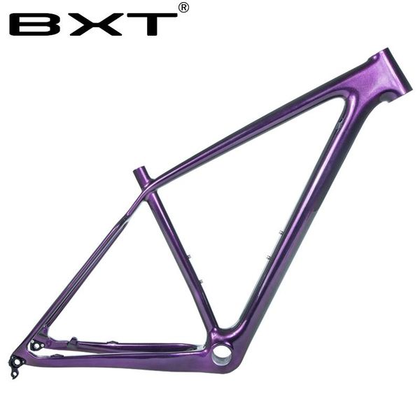 

bike frames chameleon purple/blue bicycle mountain frame 29er s/m/l full carbon fiber frameset disc brake 1-1/8" to 1-1/2"