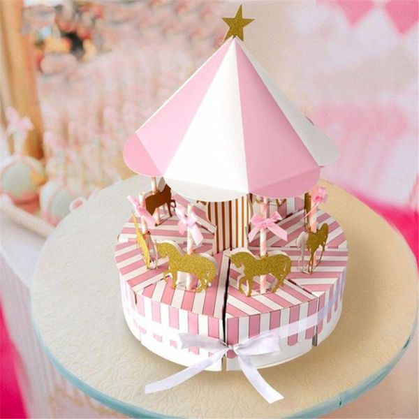 

gift wrap christmas carousel candy box for birthday decoration wedding favors gifts souvenir packaging party decorations
