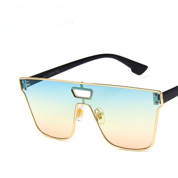 

trend square sunglasses personality fashion ocean lens women, White;black