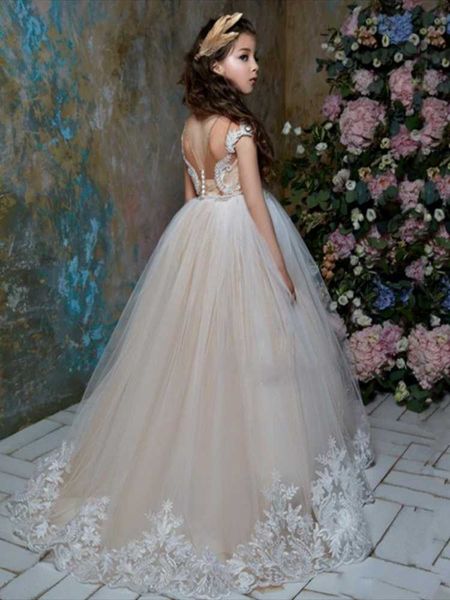 

girl's dresses flower girls for wedding kids pageant dress first holy communion little baby party prom, Red;yellow