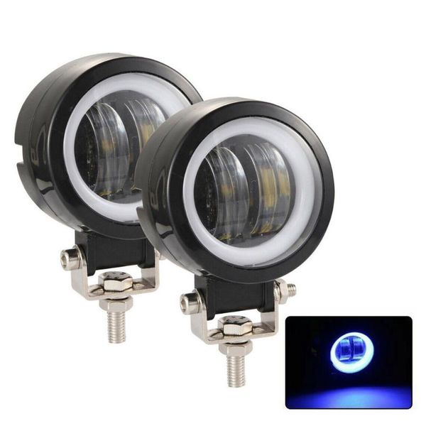 

car headlights replacement fog lamp 2pc round 1800lm waterproof stainless steel light
