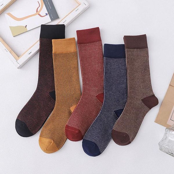 

socks & hosiery 10 pairs fashion stripe men and women cotton female harajuku ladies sport lady long, Black;white