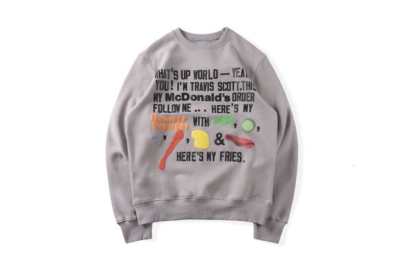 

21ss travis scott hoodie quality 1:1 cotton female hip-hop kanye west cpfm astroworld hoodies, Black