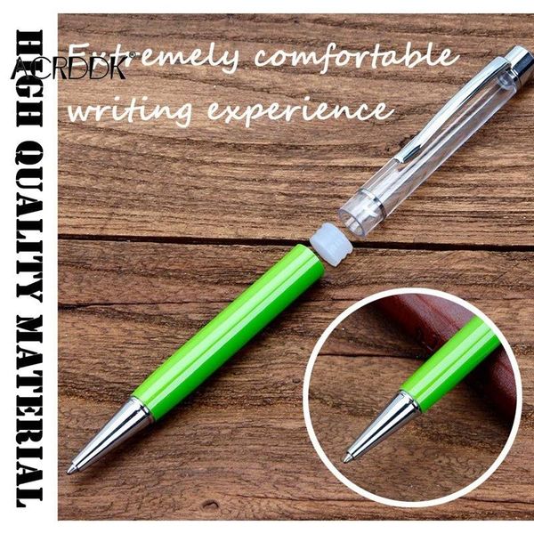 

ballpoint pens 27 pack colorful empty tube floating diy student gift office supplies writing tools fc, Blue;orange