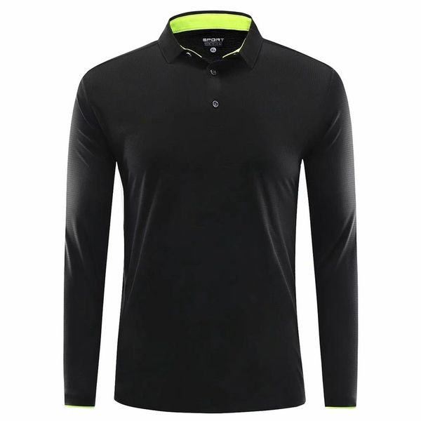 

Men's and women's Golf dry suitable for short polo, casual Sweatshirt collars, long sved jerseys, golf, sports, fitns, tennis, White;black