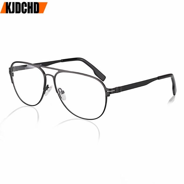 

fashion sunglasses frames men's eyeglasses frame is light alloy prescription glasses myopia anti blue computer designer, Black