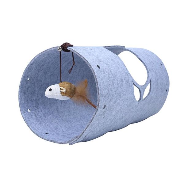

cat foldable tunnel playing toys interactive tube educational kitten